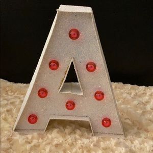 “A” Marquee light
